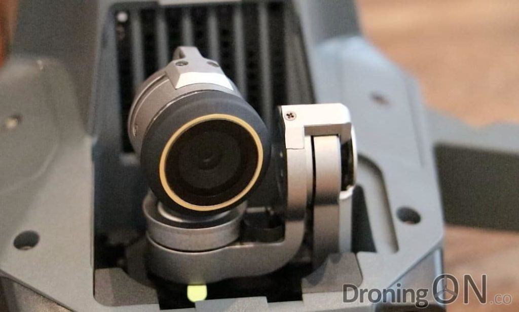 The PowerExtra filter lens in place on the DJI Mavic Pro.