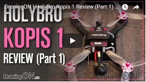 YouTube thumbnail for the HolyBro Kopis 1 review