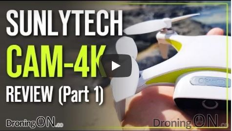 YouTube Thumbnail for Part 1 of the SunlyTech Alpha Cam 4K Review, unboxing, inspection, setup and app tour.